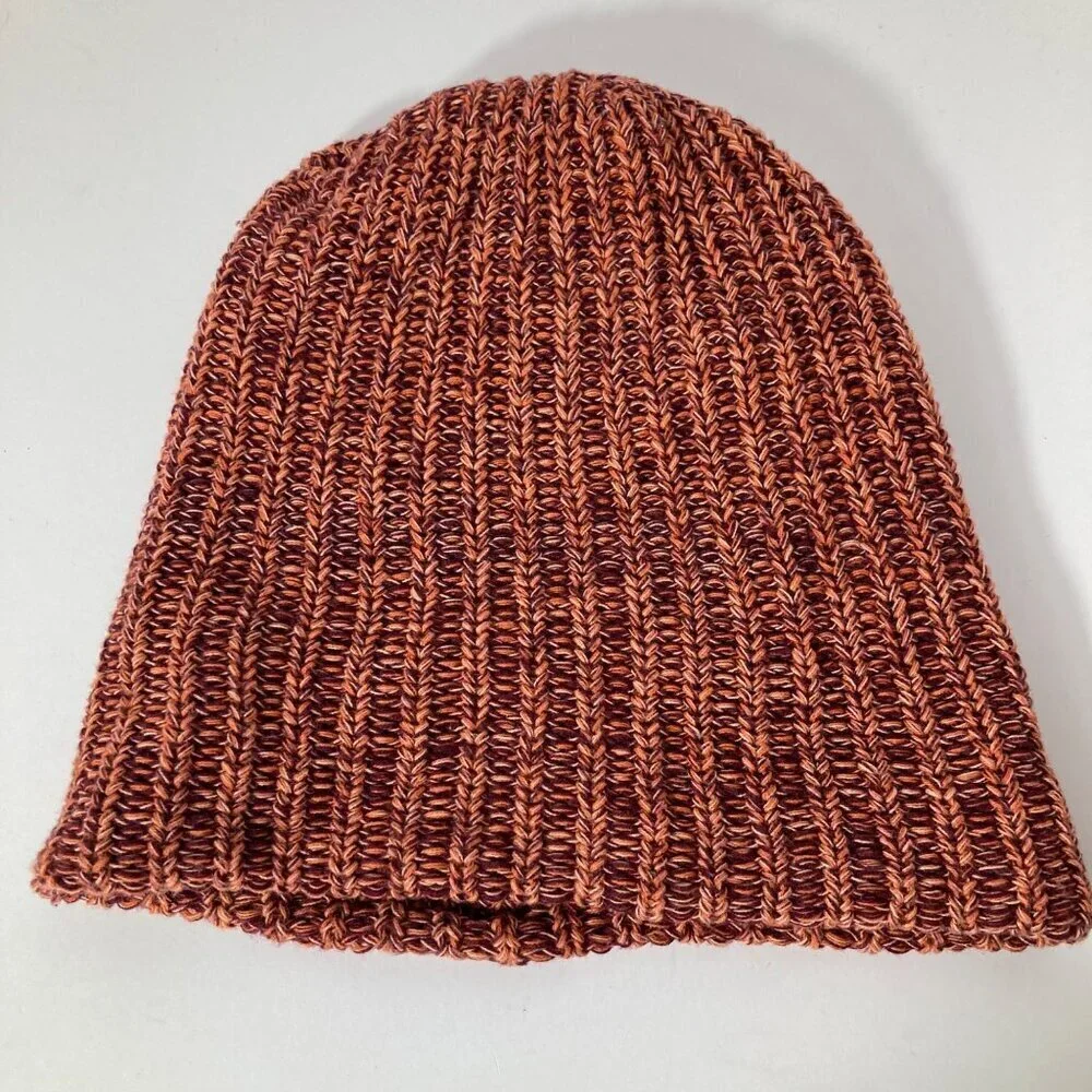Womens Love Your‎ Melon Knit Cotton Hat Orange Brown OS